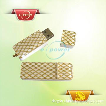 E-Power Waffle Shape OEM Logo 1000GB USB Flash Drive with Plastic
